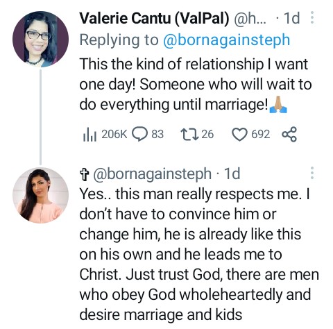 "He wants to honor and obey God" -  Born again Christian woman reveals her boyfriend hasn?t touched her