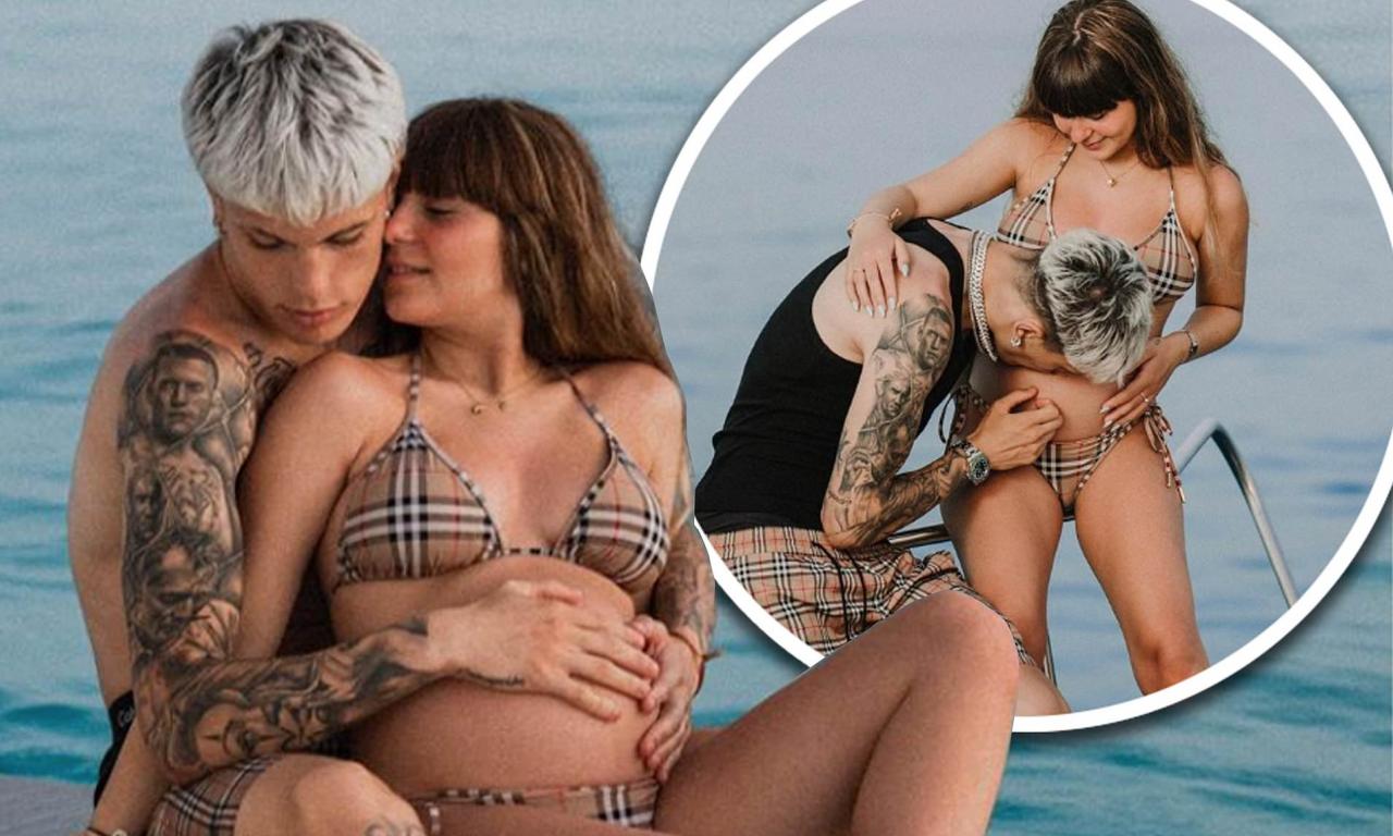 Man United star, Alejandro Garnacho, 19, reveals he is expecting his first child with girlfriend Eva Garcia (photos)