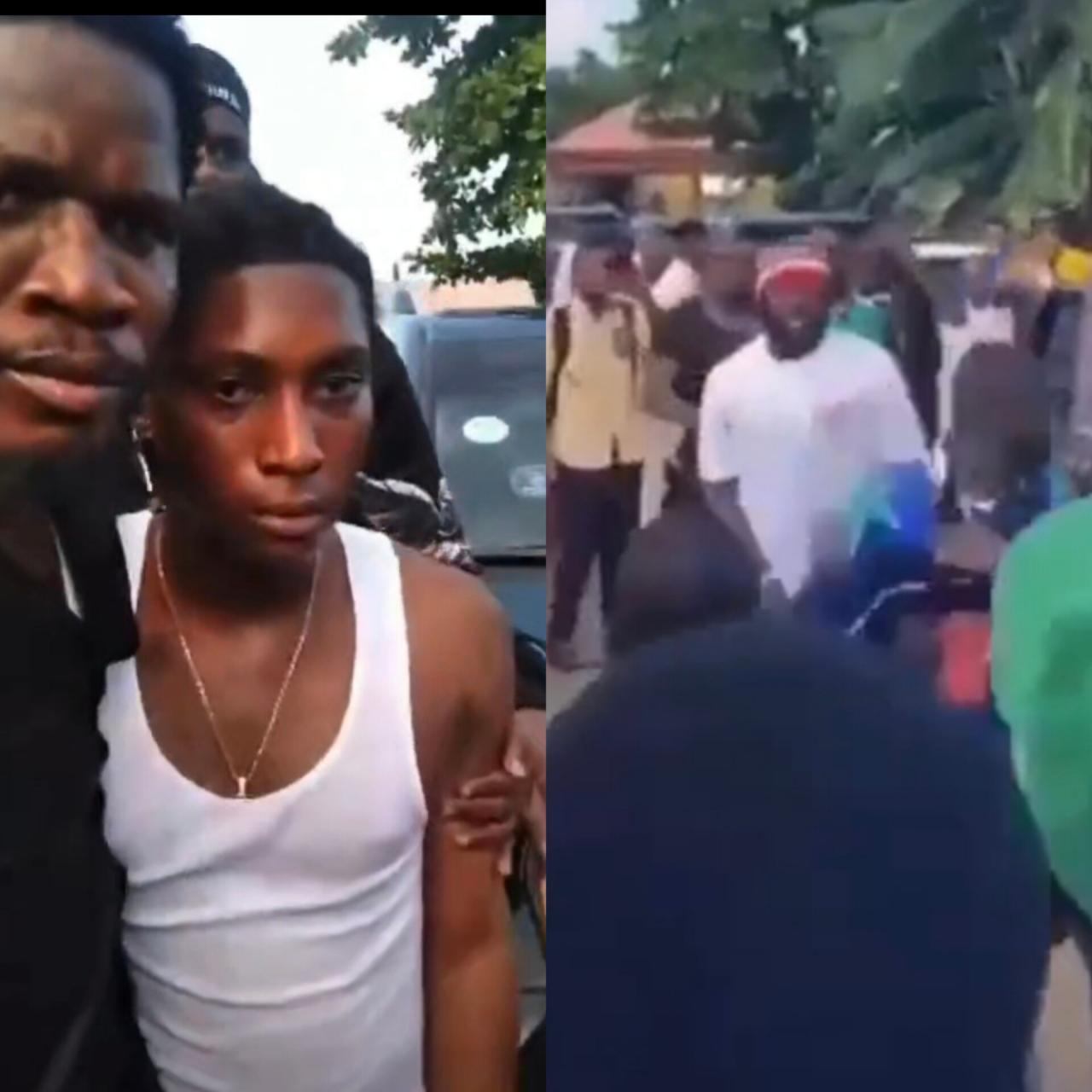 Singer, Bella Shmurdah reportedly assaulted, Odumodublvck chased by alleged cultists at dancer, Pocolee