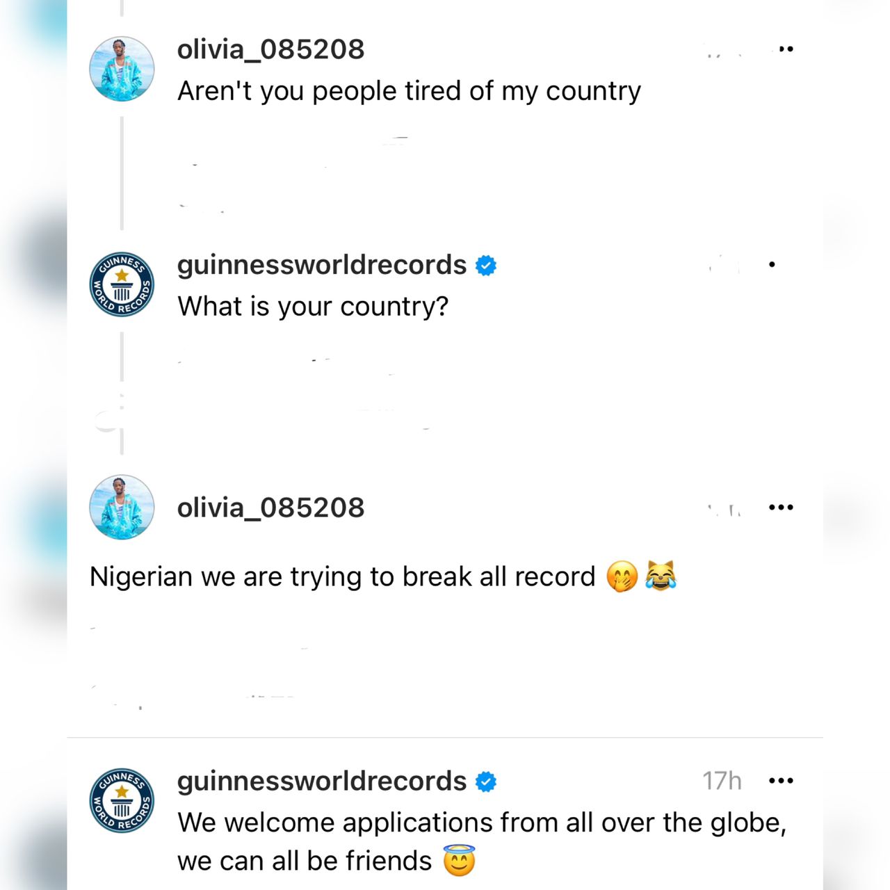 ?Please enough with the record-a-thons?- Guinness World Records replies Nigerian lady after she announced her intention to create a record-breaking category