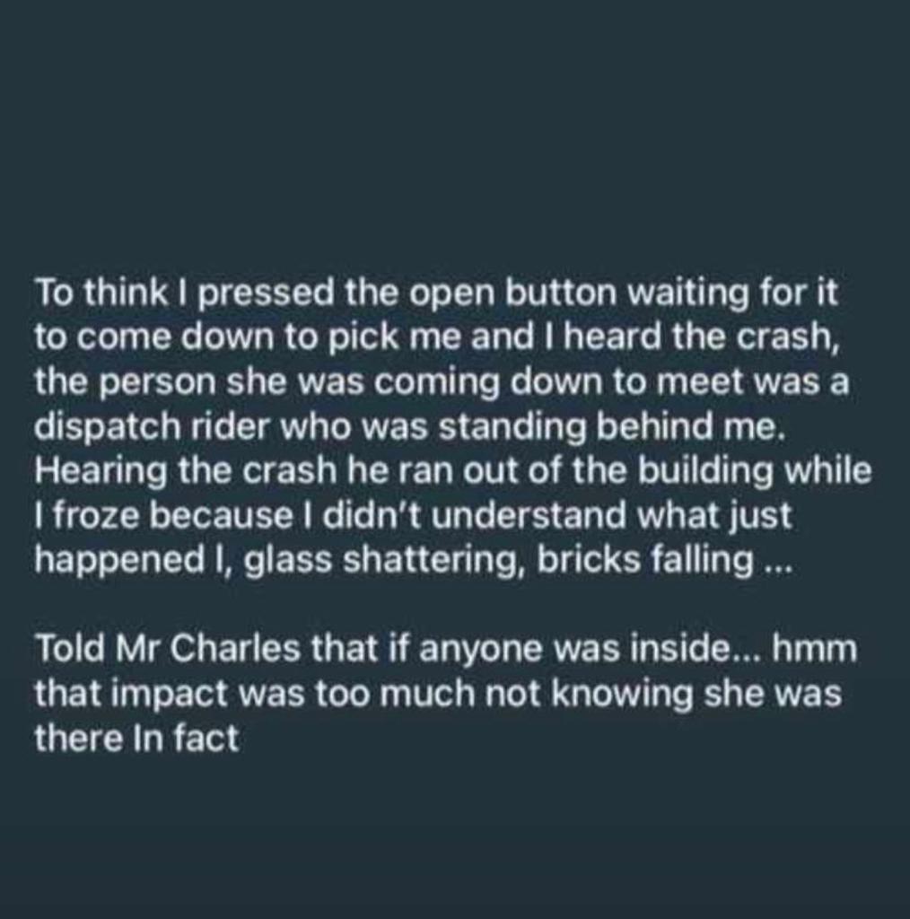 Two weeks to completion of her housemanship, female doctor d!es in an elevator accident in a General hospital in Lagos