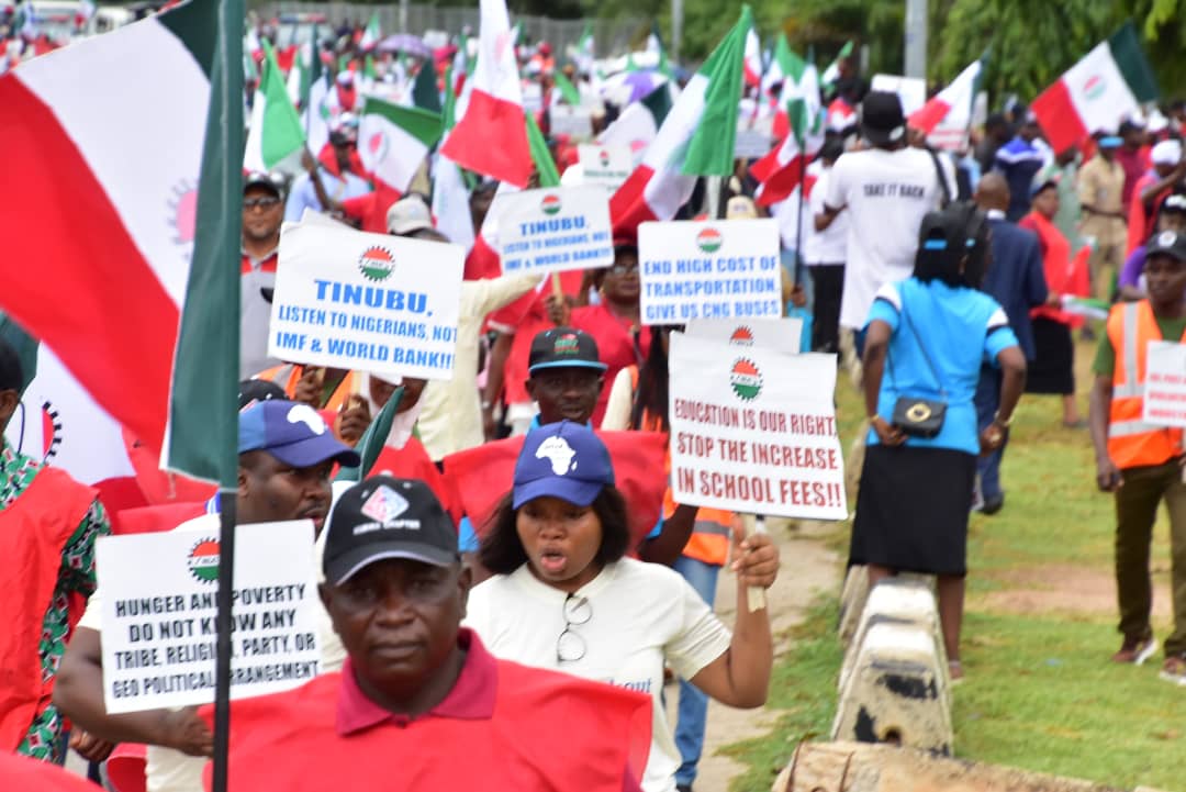 Organised Labour stage protest in Abuja, Lagos, other states over 