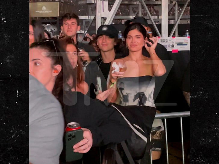 Kylie Jenner and Timothee Chalamet finally go public with their romance as they share a kiss at Beyonce
