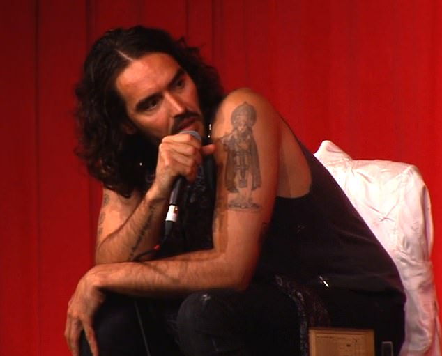 Comedian Russell Brand jokes about r@ping a woman and having s3x with homeless people and children in resurfaced interview