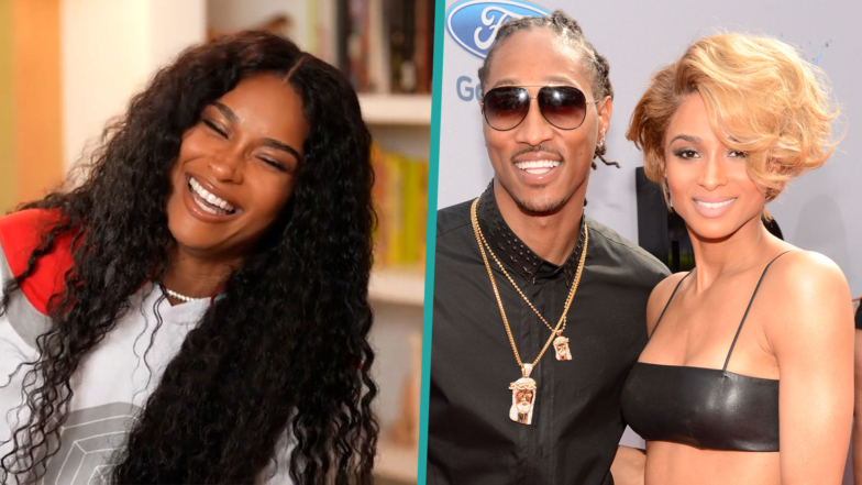 Singer Ciara bursts out laughing when asked about co-parenting with her ex-boyfriend, rapper Future (video)