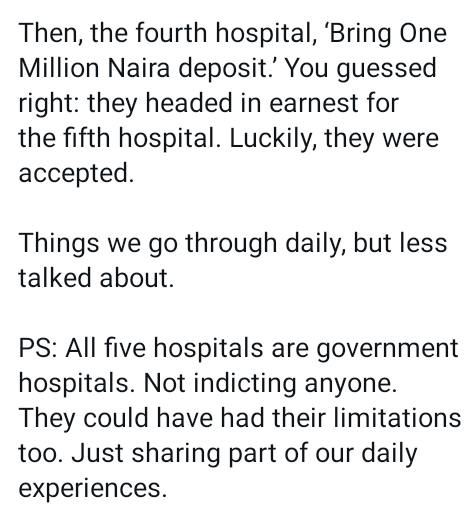 Four hospitals rejected accident victim brought by police officers -  Lagos Police PPRO