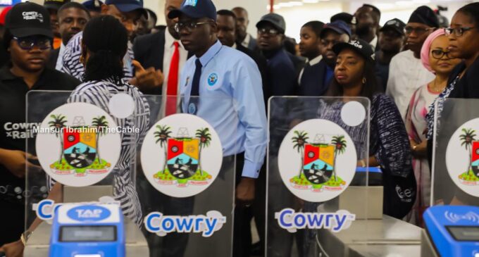 Sanwo-Olu joins passengers for inaugural ride of Lagos blue rail