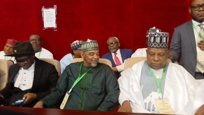 Judgement day: Kashim Shettima, Femi Gbajabiamila, Julius Abure, Abdullahi Ganduje, others arrive Presidential Election Petition Court (videos)