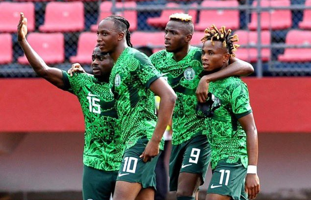 Nigeria 6-0 Sao Tome: Victor Osimhen surpasses Obafemi Martins and Ikechukwu Uche on Nigeria?s goalscoring chart as he grabs hat-trick