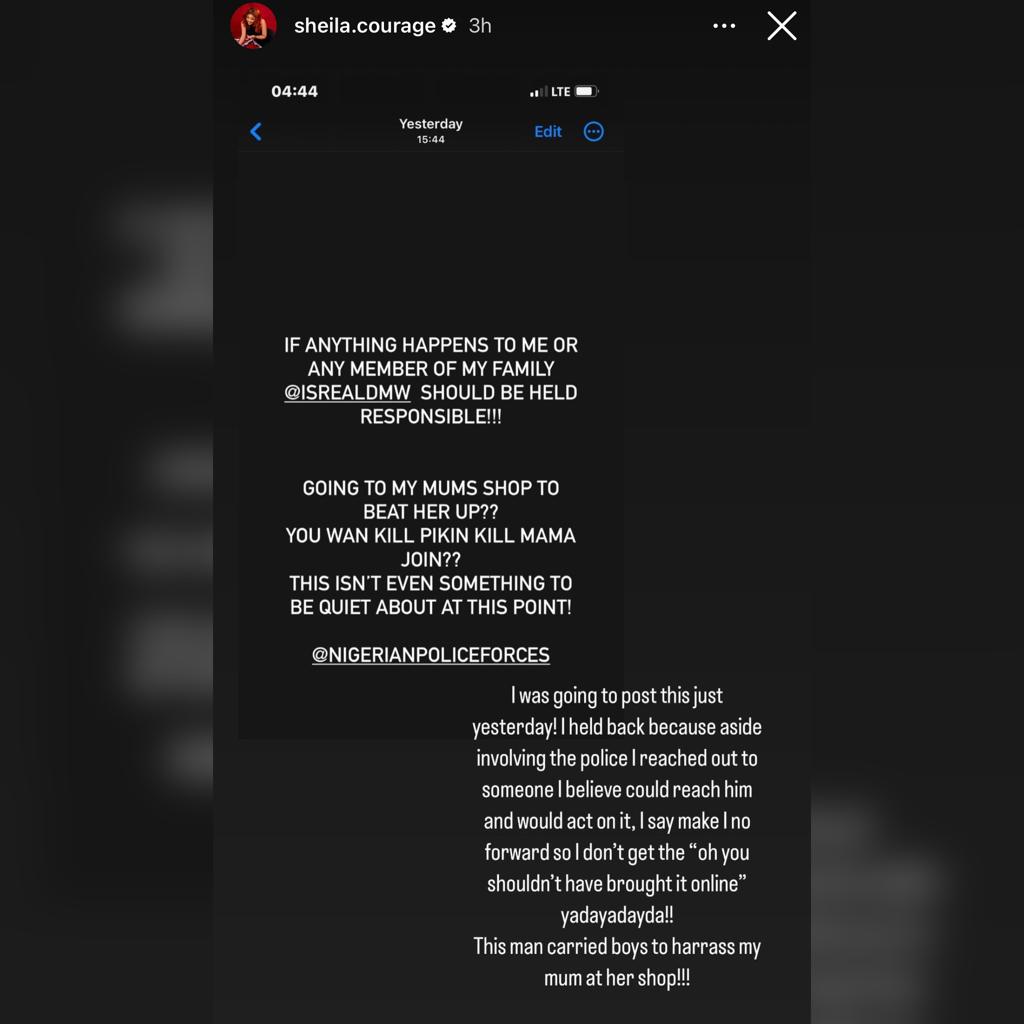 He didn?t want to be productive and when I tried to encourage him, he would say ?them no dey control Edo man?- Isreal DMW?s estranged wife, Sheila, speaks on why their marriage packed up